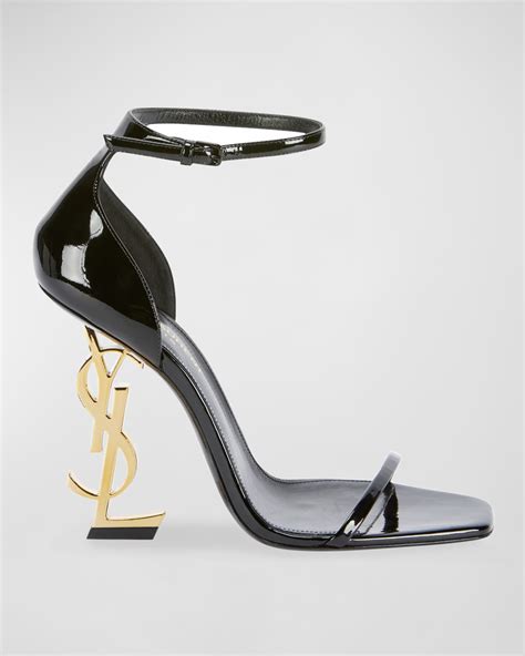 ysl angled heel|YSL high heels price list.